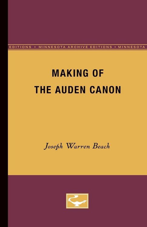 Produktbild: Making of the Auden canon