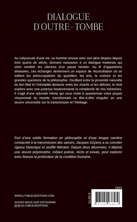 Produktbild: Dialogue d'outre-tombe