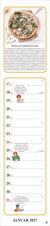 Produktbild: Tante Clara K&uuml;chenkalender 2027