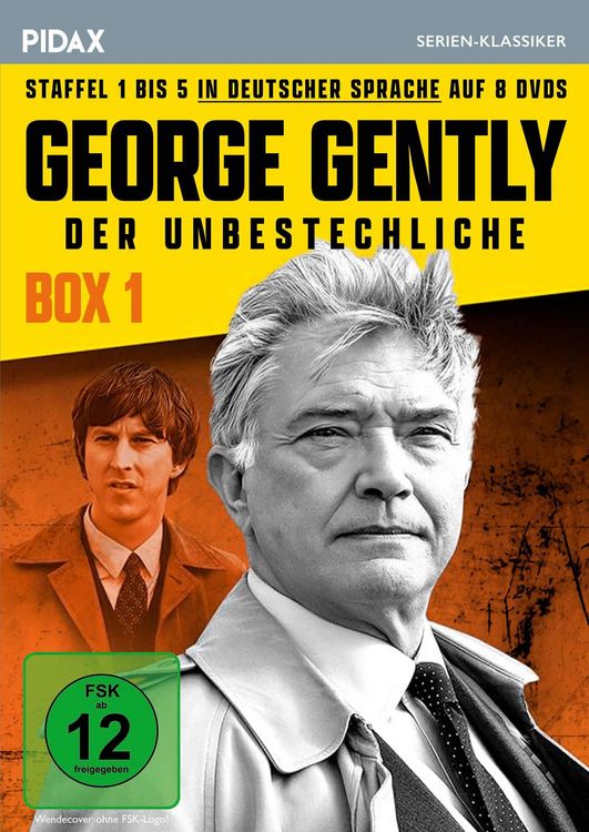 Produktbild: George Gently - Der Unbestechliche, Box 1 (Staffel 1 - 5 - Remastered Edition) / Die ersten 15 Folgen der Kultkrimiserie (Pidax Serien-Klassiker) [8 DVDs]