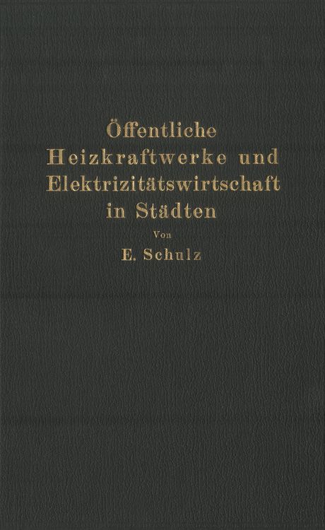 Produktbild: &Ouml;ffentliche Heizkraftwerke und Elektrizit&auml;tswirtschaft in St&auml;dten