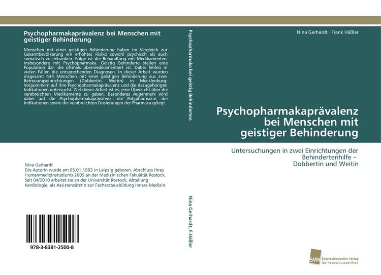 Produktbild: Psychopharmakapr&auml;valenz bei Menschen mit geistiger Behinderung