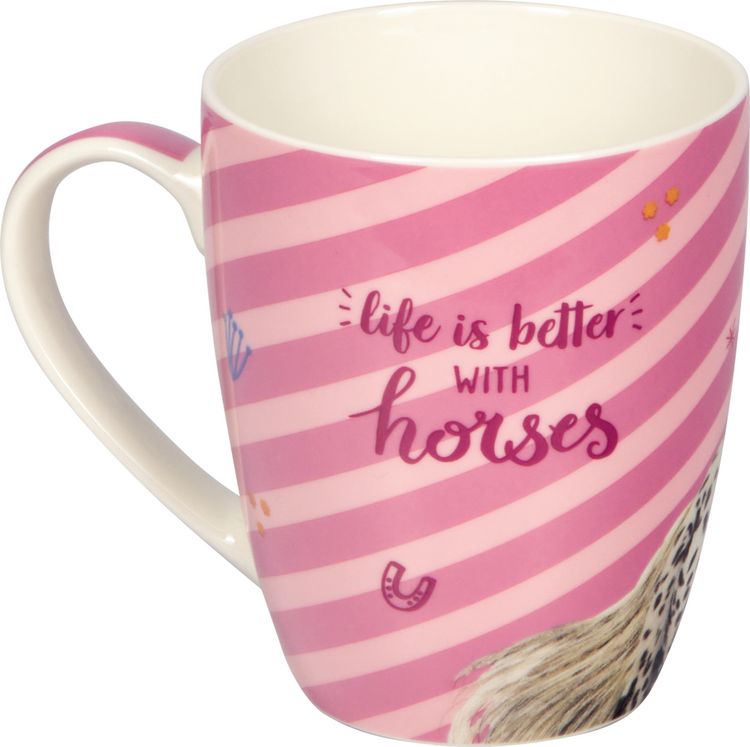 Produktbild: Porzellan-Tasse - Pferdefreunde
