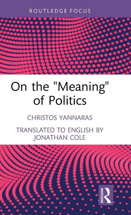 Produktbild: On the 'Meaning' of Politics