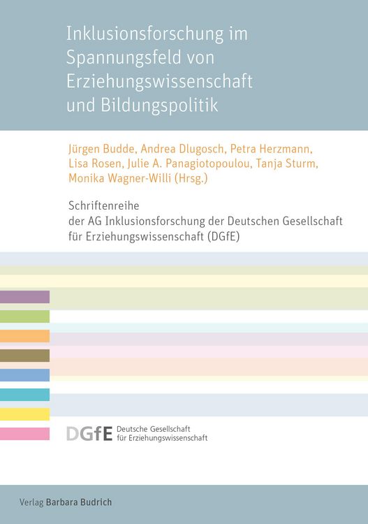 Produktbild: Inklusionsforschung im Spannungsfeld von Erziehungswissenschaft und Bildungspolitik
