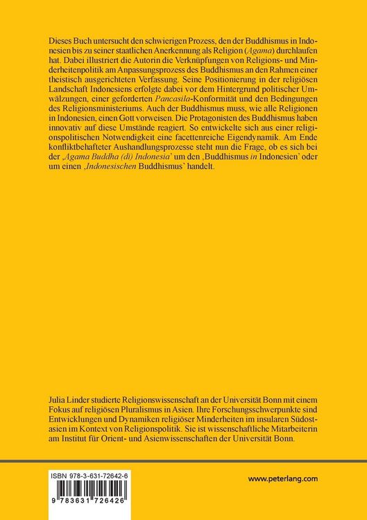 Produktbild: Entwicklungen des Buddhismus im zwanzigsten Jahrhundert in Indonesien