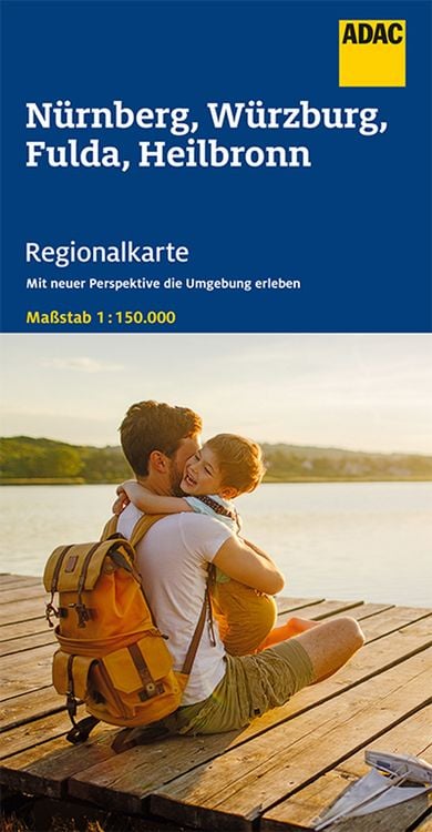 Produktbild: ADAC Regionalkarte Blatt 12 Nürnberg, Würzburg, Fulda, Heilbronn 1:150 000