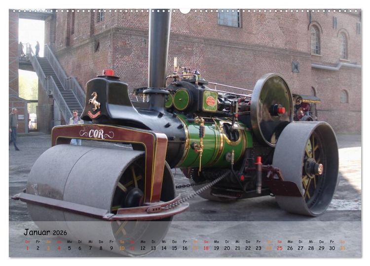 Produktbild: Dampffahrzeuge (hochwertiger Premium Wandkalender 2026 DIN A2 quer), Kunstdruck in Hochglanz