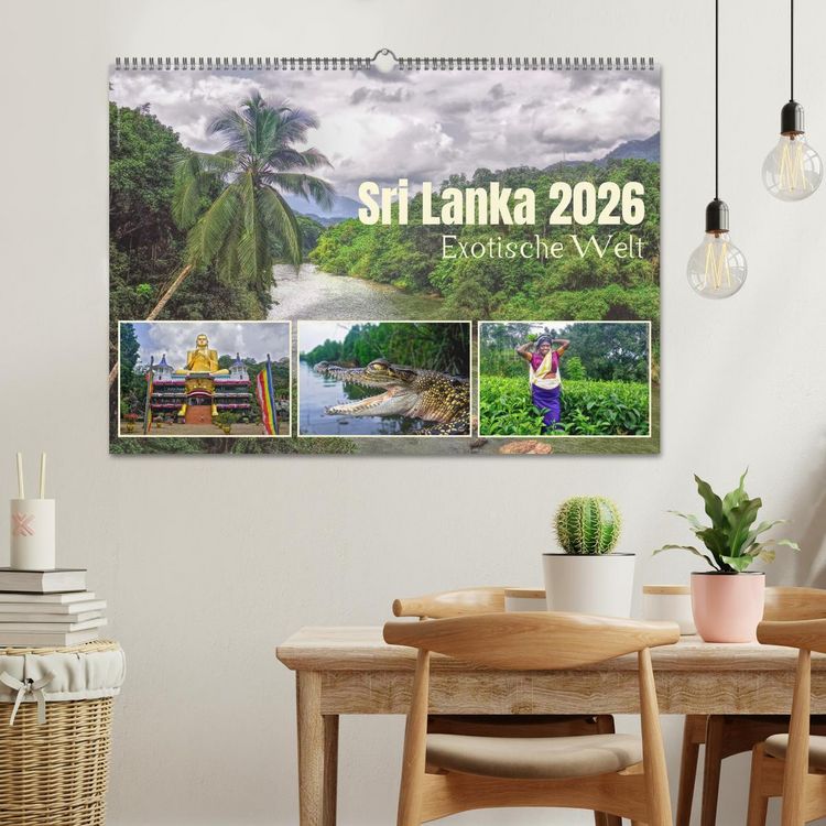 Produktbild: Sri Lanka 2026 &ndash; Exotische Welt (Wandkalender 2026 DIN A2 quer), CALVENDO Monatskalender