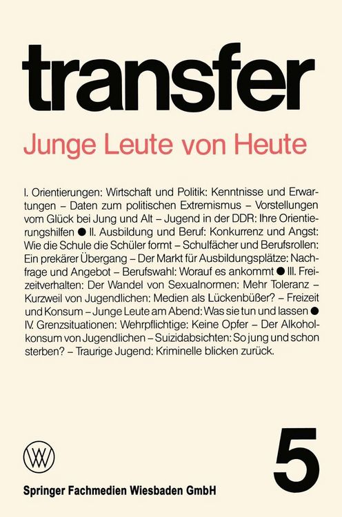 Produktbild: Junge Leute von Heute