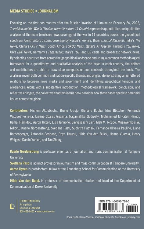 Produktbild: Television and the War in Ukraine