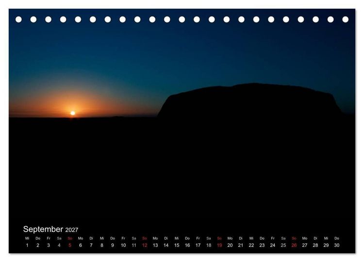 Produktbild: Australien (Tischkalender 2027 DIN A5 quer), CALVENDO Monatskalender