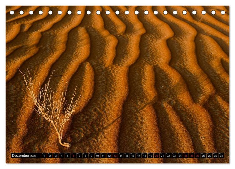 Produktbild: Rub al Khali - die gr&ouml;sste Sandw&uuml;ste der Erde (Tischkalender 2026 DIN A5 quer), CALVENDO Monatskalender