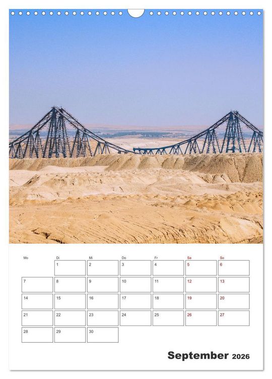 Produktbild: Suezkanal - Urlaubsplaner (Wandkalender 2026 DIN A3 hoch), CALVENDO Monatskalender
