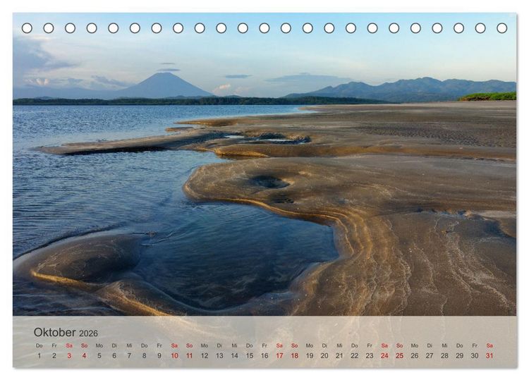 Produktbild: Entdecke El Salvador (Tischkalender 2026 DIN A5 quer), CALVENDO Monatskalender