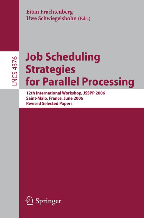Produktbild: Job Scheduling Strategies for Parallel Processing