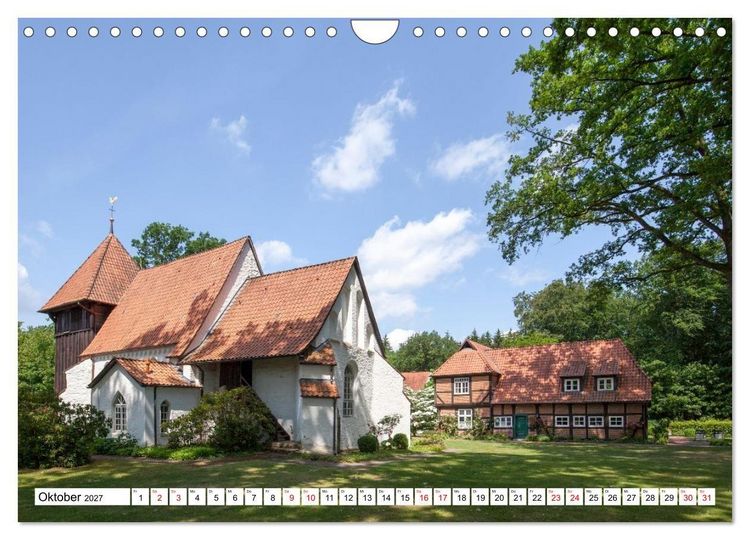 Produktbild: Radland Deutschland - L&uuml;neburger Heide (Wandkalender 2027 DIN A4 quer), CALVENDO Monatskalender