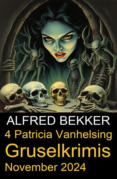 Produktbild: 4 Patricia Vanhelsing Gruselkrimis November 2024