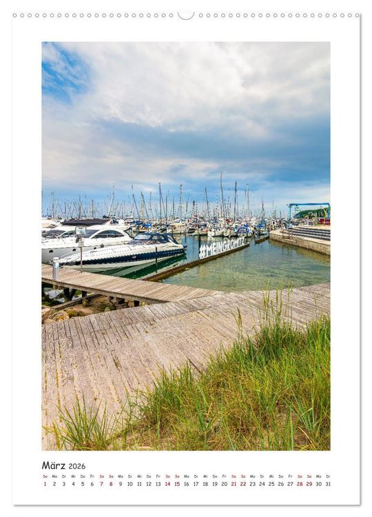 Produktbild: L&uuml;becker Bucht Seeb&auml;der an der Ostsee (hochwertiger Premium Wandkalender 2026 DIN A2 hoch), Kunstdruck in Hochglanz