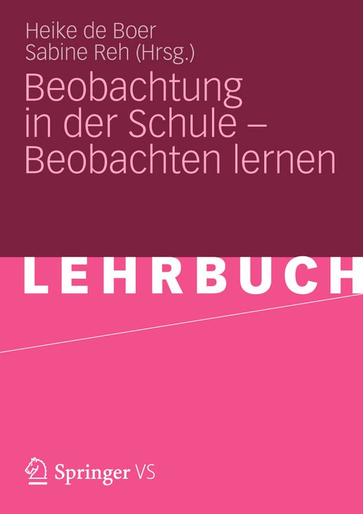Produktbild: Beobachtung in der Schule &ndash; Beobachten lernen