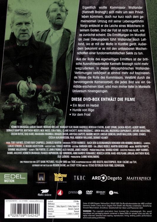 Produktbild: Kommissar Wallander - Staffel 3 [2 DVDs]