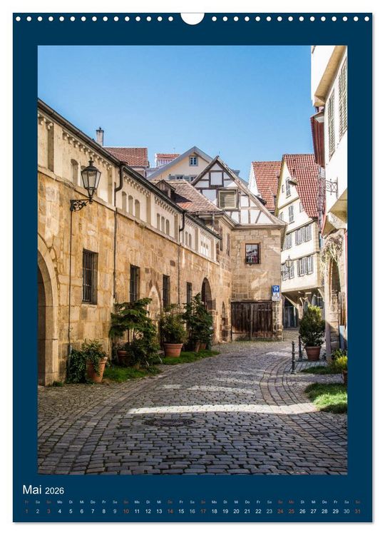 Produktbild: Esslingen am Neckar - Sehenswertes (Wandkalender 2026 DIN A3 hoch), CALVENDO Monatskalender