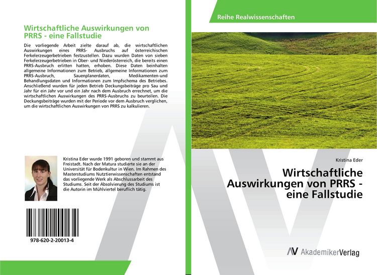 Produktbild: Wirtschaftliche Auswirkungen von PRRS - eine Fallstudie