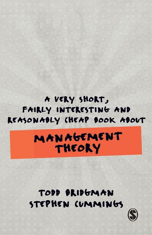 Produktbild: A Very Short, Fairly Interesting and Reasonably Cheap Book about Management Theory