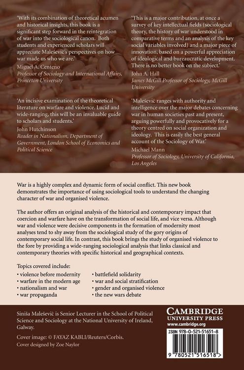 Produktbild: The Sociology of War and Violence