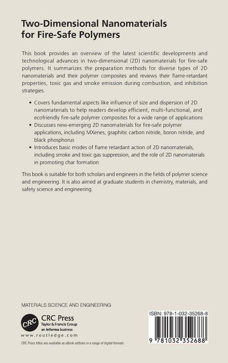 Produktbild: Two-Dimensional Nanomaterials for Fire-Safe Polymers