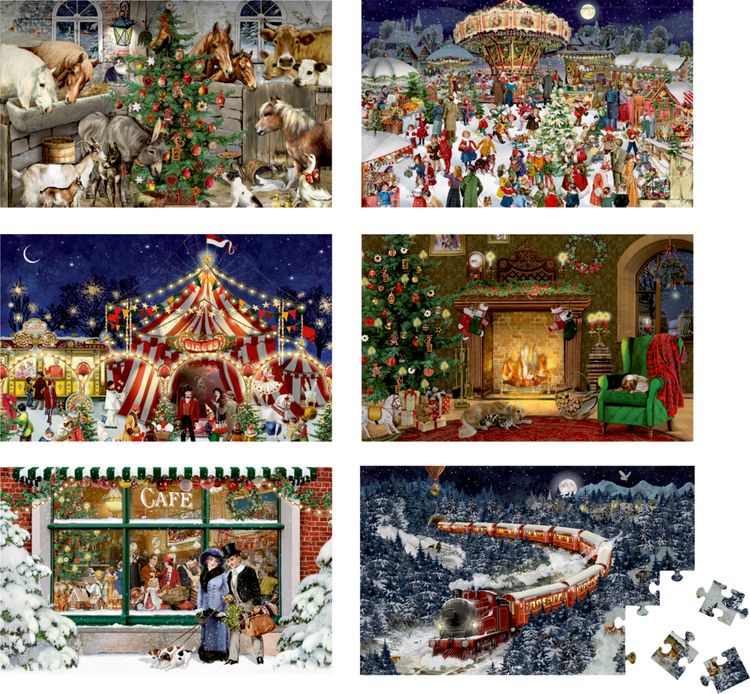 SPIEGELBURG Schneekugel - Wintertiere Im Weihnachtswald