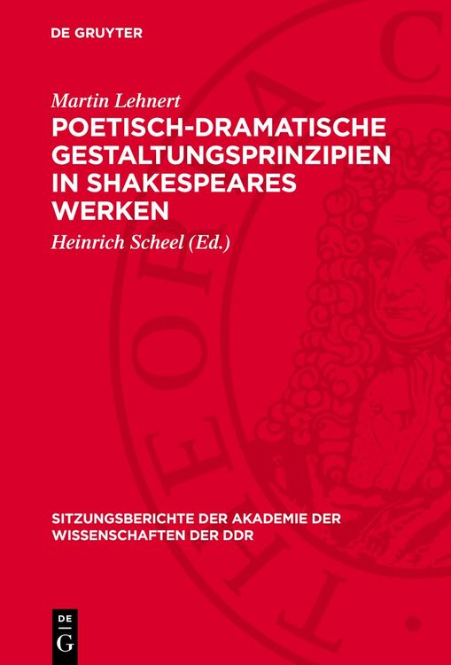 Produktbild: Poetisch-dramatische Gestaltungsprinzipien in Shakespeares Werken