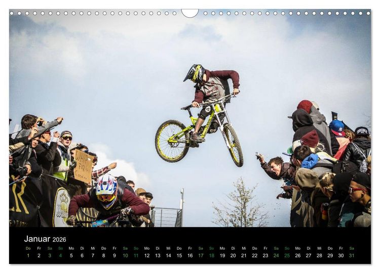 Produktbild: Downhill Racing 2026 (Wandkalender 2026 DIN A3 quer), CALVENDO Monatskalender