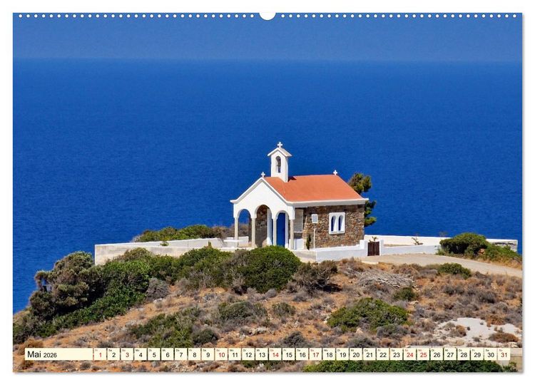 Produktbild: Gr&uuml;nde f&uuml;r Urlaub auf Kreta (hochwertiger Premium Wandkalender 2026 DIN A2 quer), Kunstdruck in Hochglanz