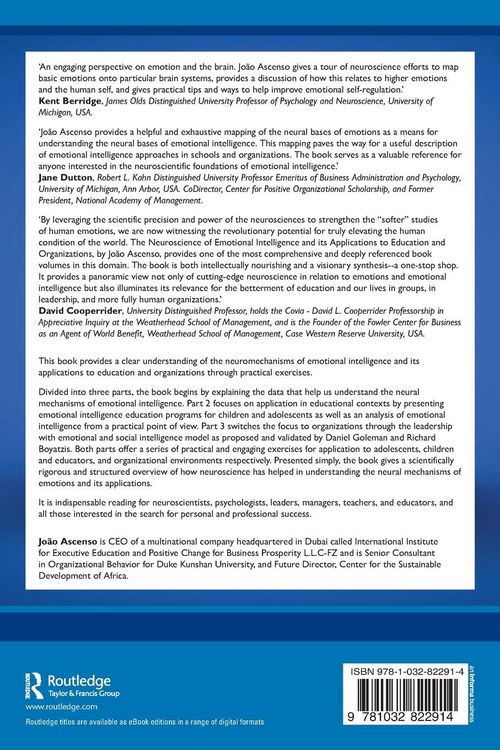 Produktbild: The Neuroscience of Emotional Intelligence and Its Applications to Education and Organizations