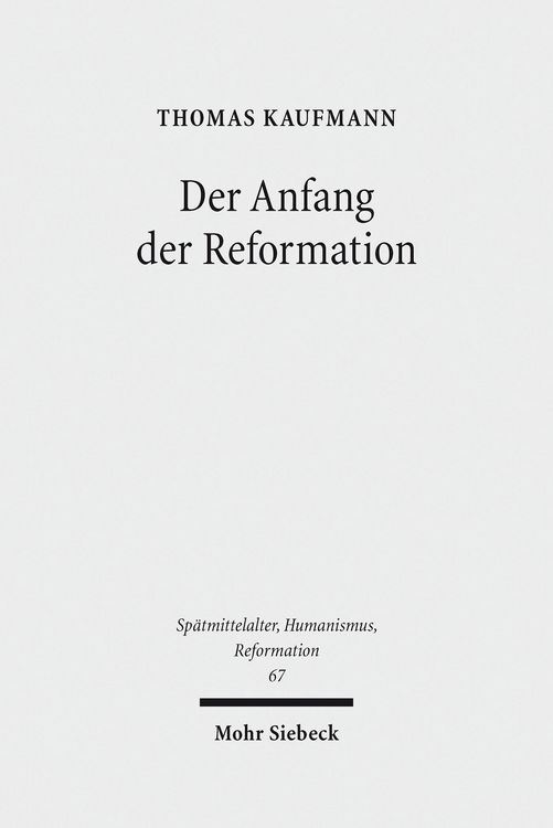 Produktbild: Der Anfang der Reformation