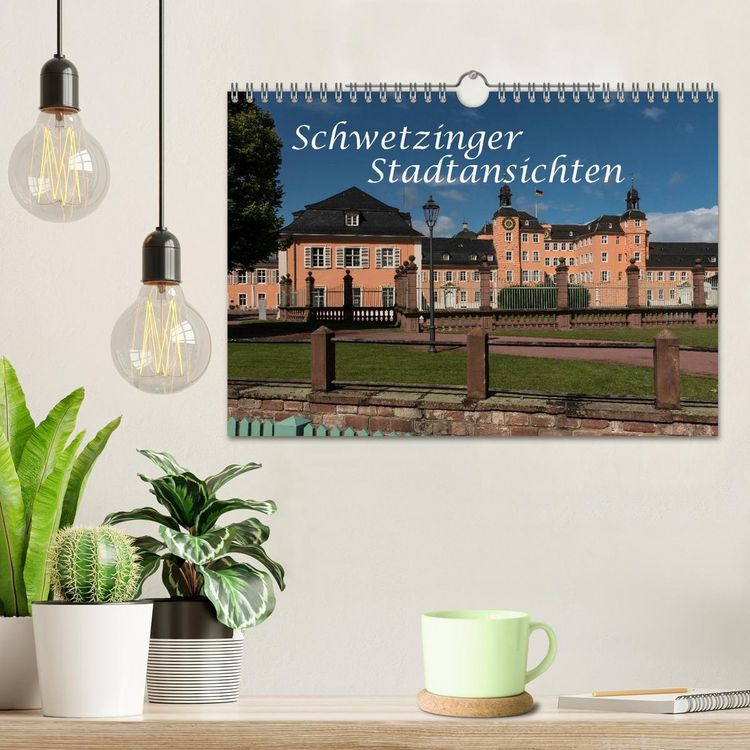 Produktbild: Schwetzinger Stadtansichten (Wandkalender 2026 DIN A4 quer), CALVENDO Monatskalender