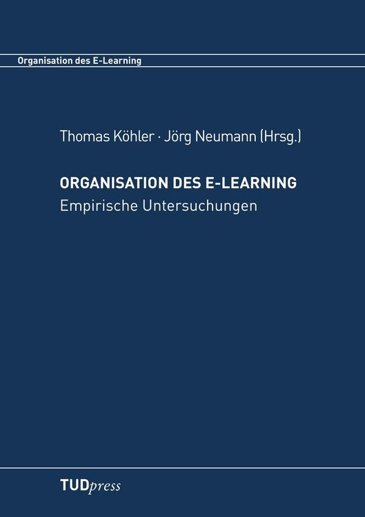 Produktbild: Organisation des E-Learning 2