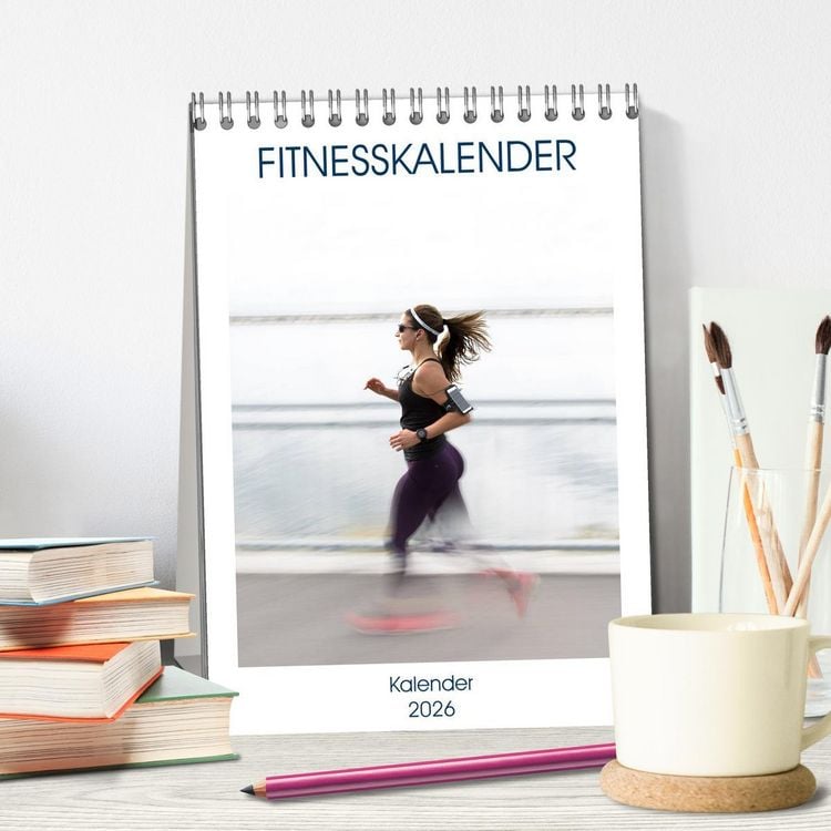 Produktbild: Fitnesskalender (Tischkalender 2026 DIN A5 hoch), CALVENDO Monatskalender