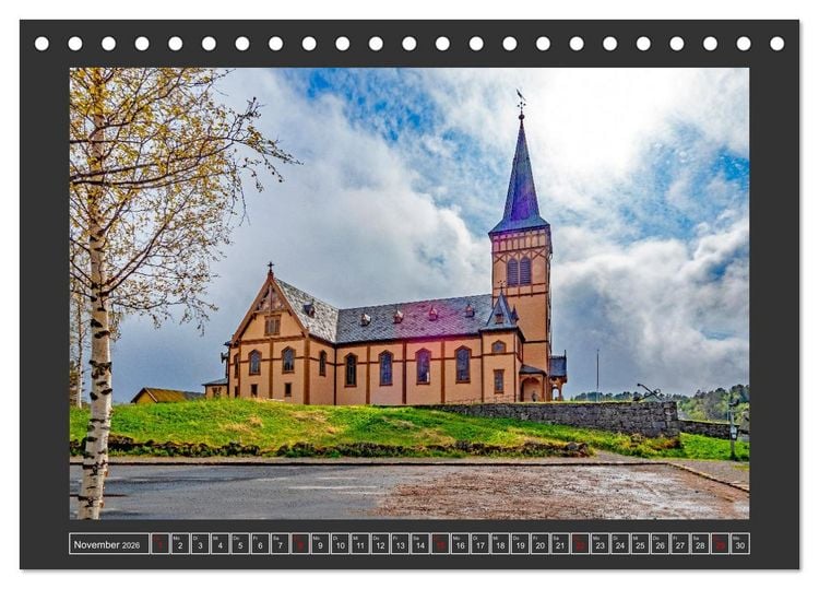Produktbild: Lofoten - Norwegens Juwelen (Tischkalender 2026 DIN A5 quer), CALVENDO Monatskalender