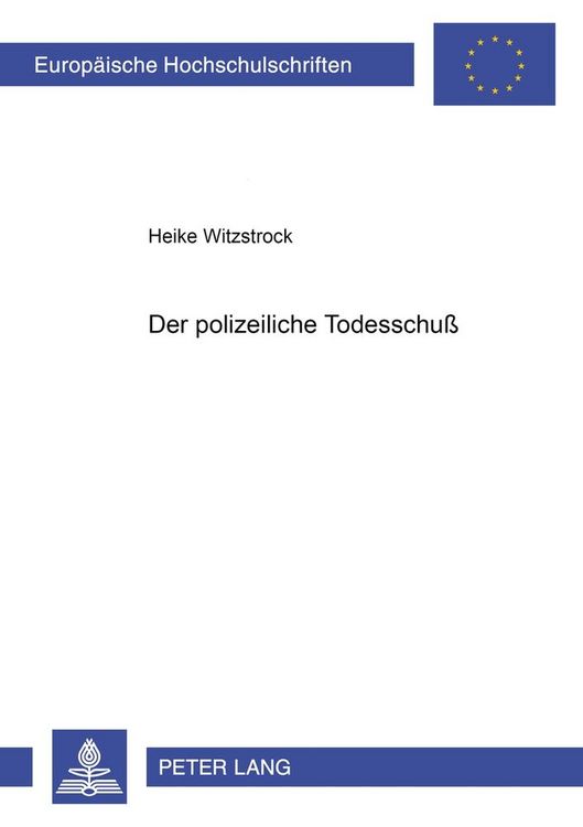Produktbild: Der polizeiliche Todesschu&szlig;