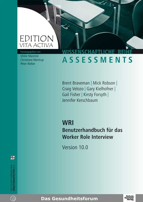 Produktbild: WRI - Benutzerhandbuch f&uuml;r das Worker Role Interview