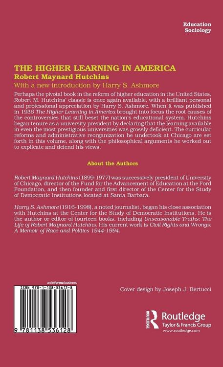 Produktbild: The Higher Learning in America