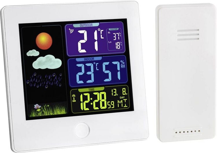 Produktbild: TFA Dostmann SUN 35.1133.02 Funk-Wetterstation Vorhersage f&uuml;r 12 bis 24 Stunden Anzahl Sensoren max. 1