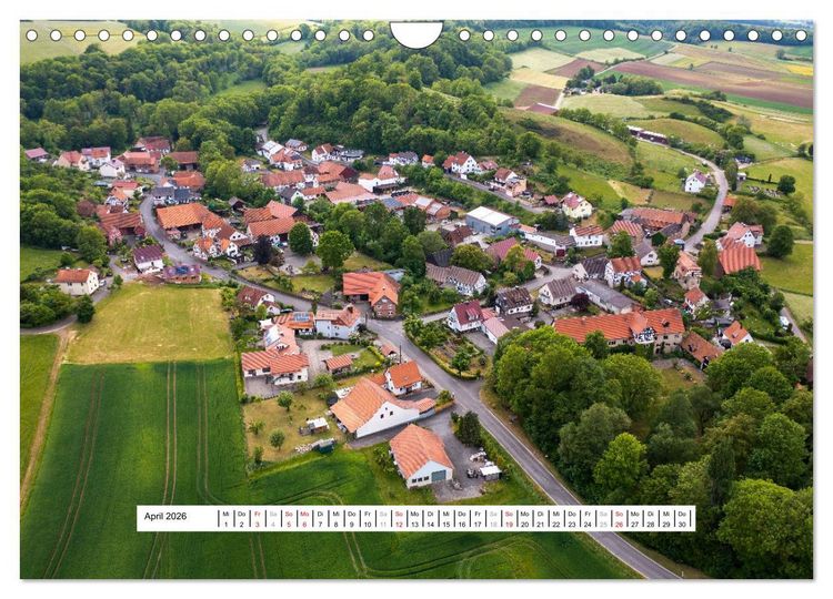 Produktbild: Die Ringgau D&ouml;rfer (Wandkalender 2026 DIN A4 quer), CALVENDO Monatskalender