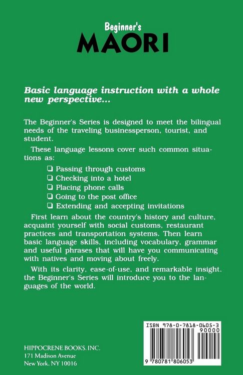 Produktbild: Beginner's Maori