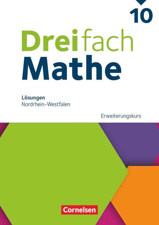 Produktbild: Dreifach Mathe - Nordrhein-Westfalen - Ausgabe 2022 - 10. Schuljahr