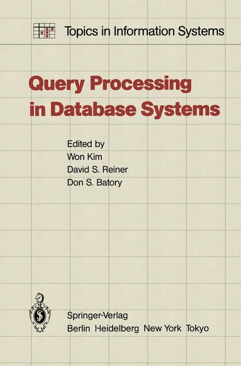 Produktbild: Query Processing in Database Systems