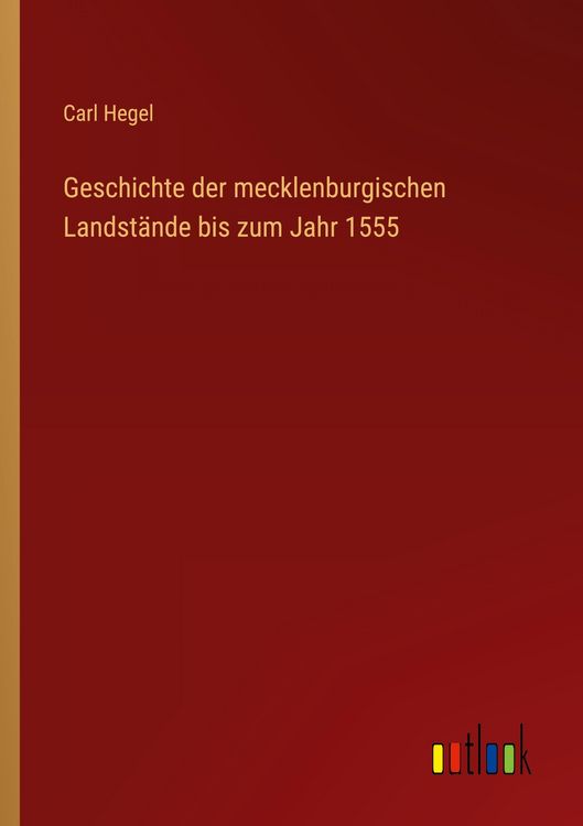 Produktbild: Geschichte der mecklenburgischen Landst&auml;nde bis zum Jahr 1555