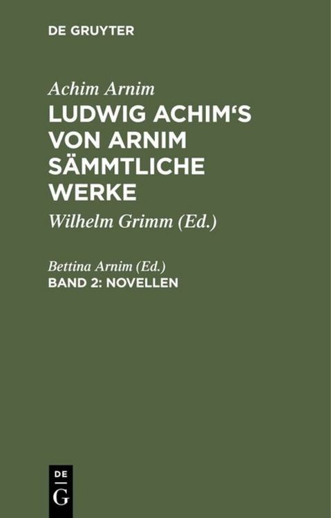 Produktbild: Novellen, Band 2